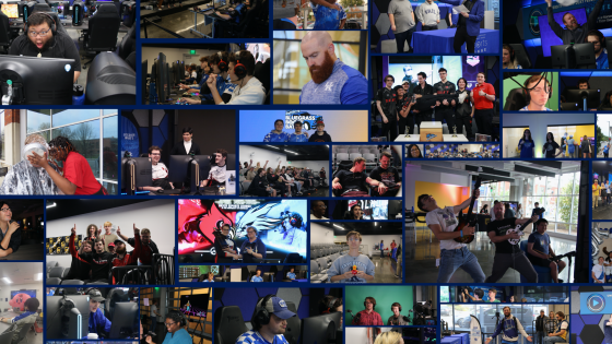 Collage of Pictures from the Esports Club